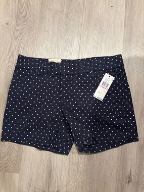Tommy Hilfiger Navy Blue Polka Dot Bermuda Shorts